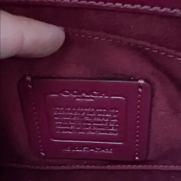 Coach Tilly Satchel Pink Crossbody Bag with Cherry Detail - Picture 6 of 7